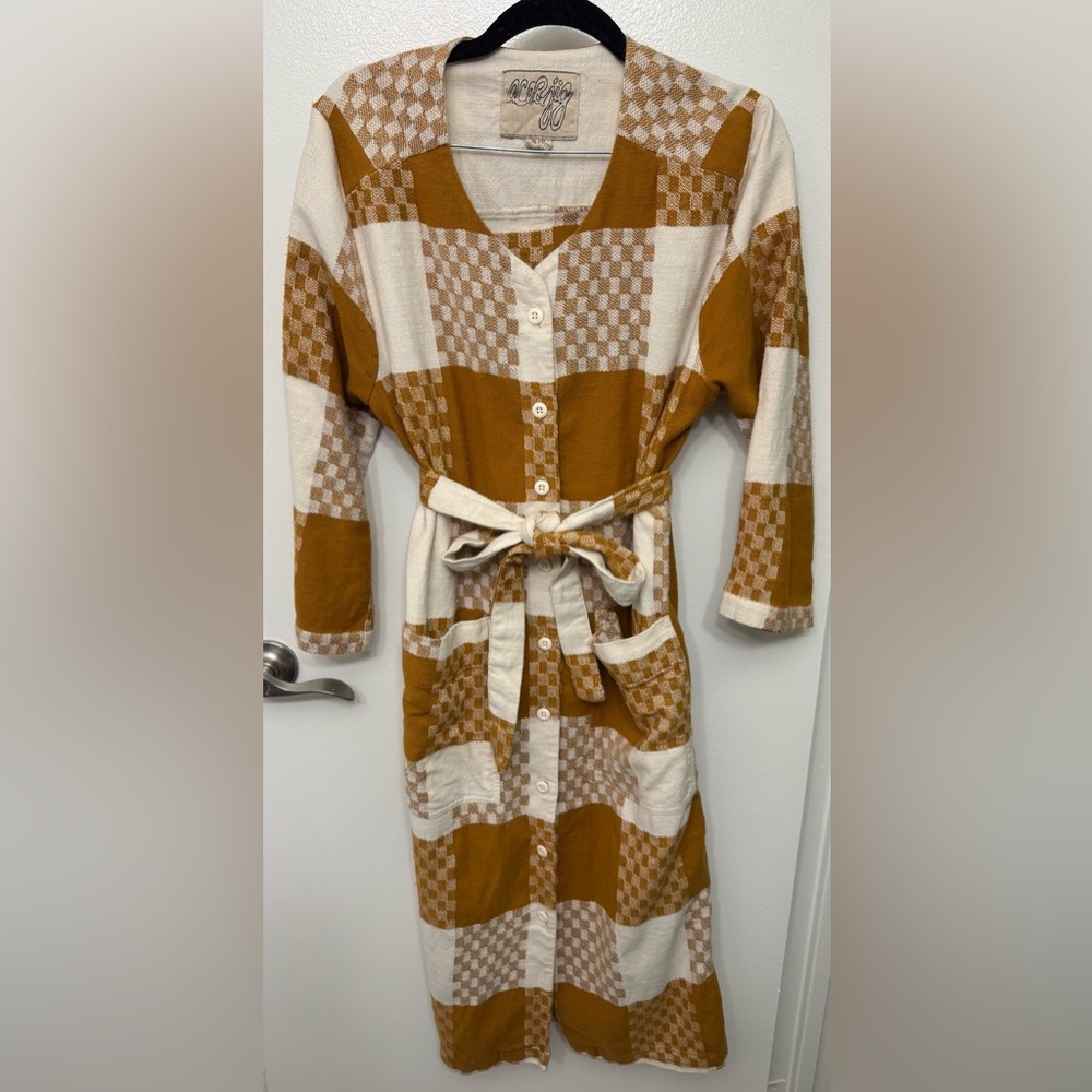 Ace & Jig Button-Up Dress | Boho Cotton Midi Dress | Artisan Style